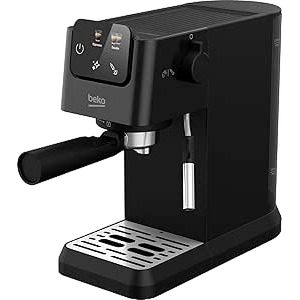 Beko CaffeExperto CEP5302B Manual Espresso Machine – 15 Bar, Touch Display, Milk Frother (Black)