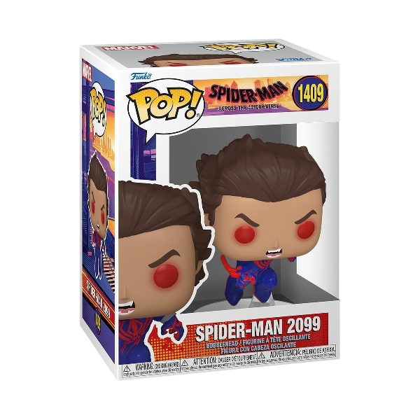Funko POP! Marvel: Spider-Man Across The Spider-Verse - Spider-Man 2099 - Unmasked - Collectable Vinyl Figure - Gift Idea - Official Merchandise - for Kids & Adults - Movies Fans