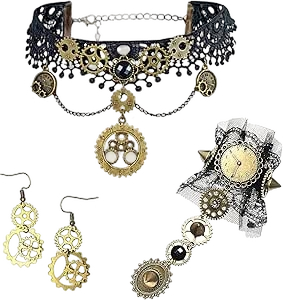 JeVenis Steampunk Accessories Women's Costume Set