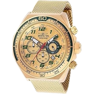 Invicta Racing 47902 Gold Dial 50mm