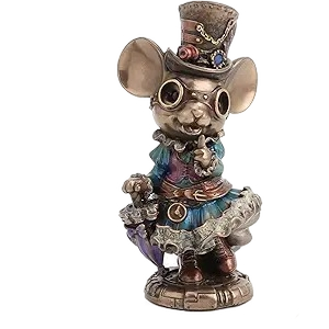 Veronese Design 5 1/2 Steampunk Lady Mouse