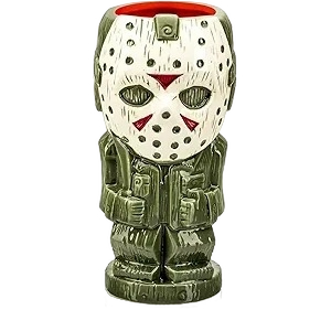 Friday The 13th Geeki Tikis Jason Voorhees Mug | Official Horror Collectible Tiki Style Ceramic Cup