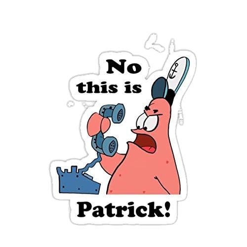 This Is Patrick Vinyl Sticker