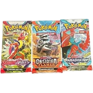 Pokemon TCG 3-Booster Pack Random Lot