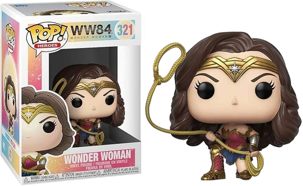 Funko POP! Heroes: Wonder Woman 1984 – Metallic Wonder Woman with Lasso