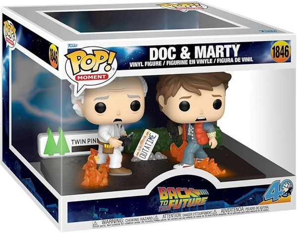 Funko Pop! Moment: Back to The Future - Doc & Marty