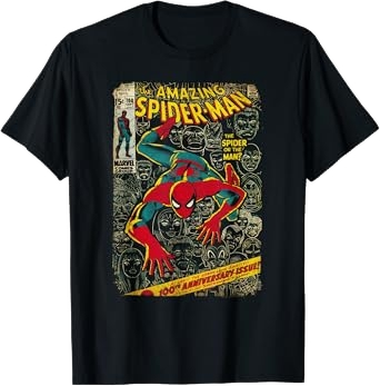 Marvel SpiderMan Anniversary Short Sleeve T-Shirt