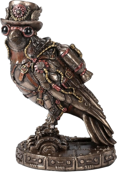 Veronese Design 5 1/2 Inch Steampunk Ravencroft Rocket Fuel