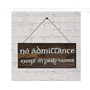 Lord of the Rings Party Business Wood Sign