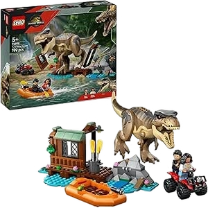 LEGO Jurassic World T-Rex Escape 76975 with Gift