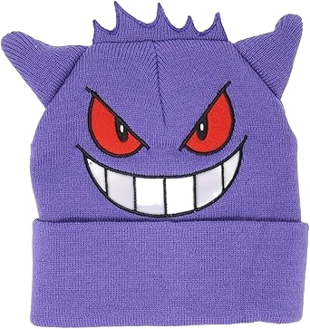 Gengar Embroidered Cuff Beanie Cap