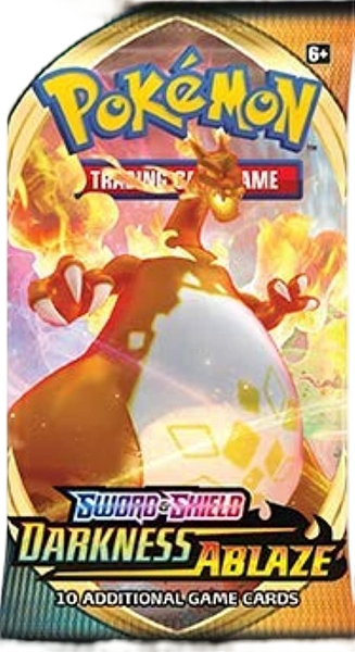 Pokemon Sword and Shield Darkness Ablaze Booster Pack (1 Booster Pack)