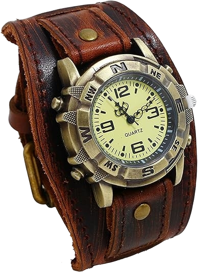 Gothic Punk Leather Watch