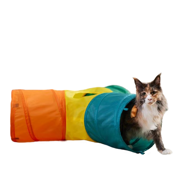 Frisco Foldable Play Tri-Tunnel Cat Toy