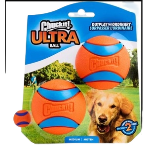 Chuckit! Ultra Rubber Ball Tough Dog Toy, Medium