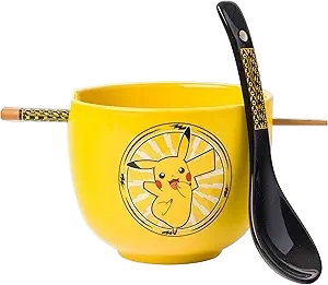 Pikachu Electric Ceramic Ramen Bowl