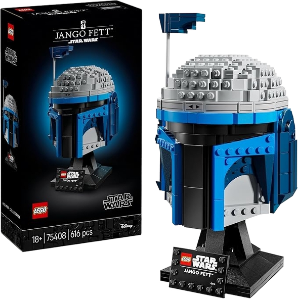 LEGO Star Wars Jango Fett Helmet Mandalorian Model Kit