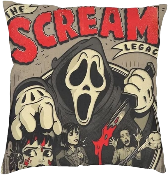 The Beach Stop Ghostface Cushion Cover