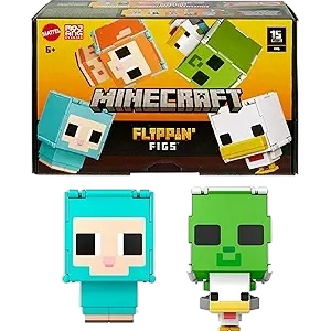 Minecraft Flippin’ Figs 2-Pack Action Figures