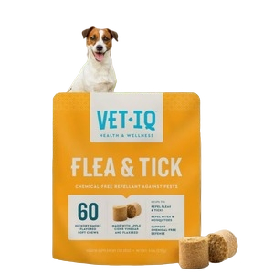 VetIQ Hickory Smoke Flavored Soft Chews Flea & Tick Support 