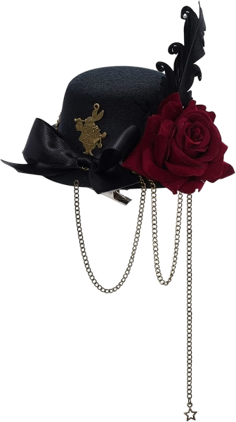 Helitd Steampunk Mini Hat Hair Clip
