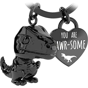 Mini T-Rex Dinosaur Metal Keychain