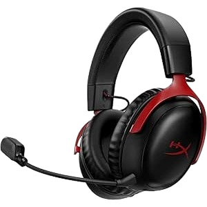 HyperX Cloud III Wireless Gaming Headset (Black-Red)