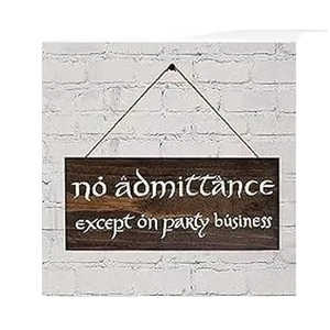 Lord of the Rings Wood Sign