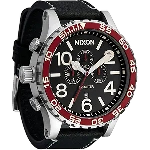 NIXON 51-30 Chrono Leather Band Watch