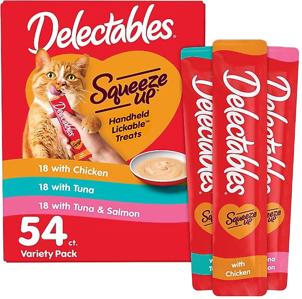 Hartz Delectables Squeeze Up Variety Pack Cat Treats