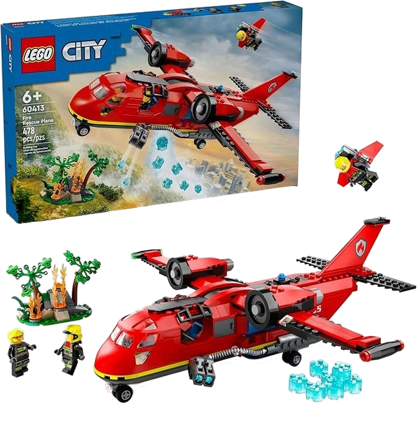 LEGO City Fire Rescue Plane Set