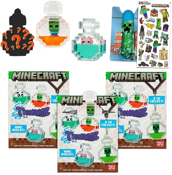 Minecraft Tsunameez Blind Bag Keychains Series 2