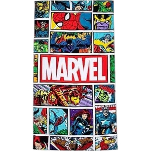 Marvel Comics Avengers Vintage Beach Towel