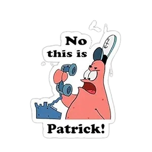 This Is Patrick Vinyl Sticker Decal