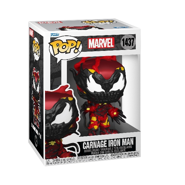 Funko POP Marvel: Carnageized - Iron Man - Marvel Comics - Collectable Vinyl Figure - Gift Idea - Official Merchandise - for Kids & Adults - Comic Books Fans - Model Figure for Collectors