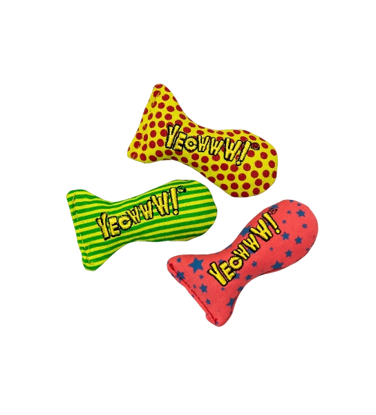 YEOWWW! Stinkies Catnip Sardines Cat Toy