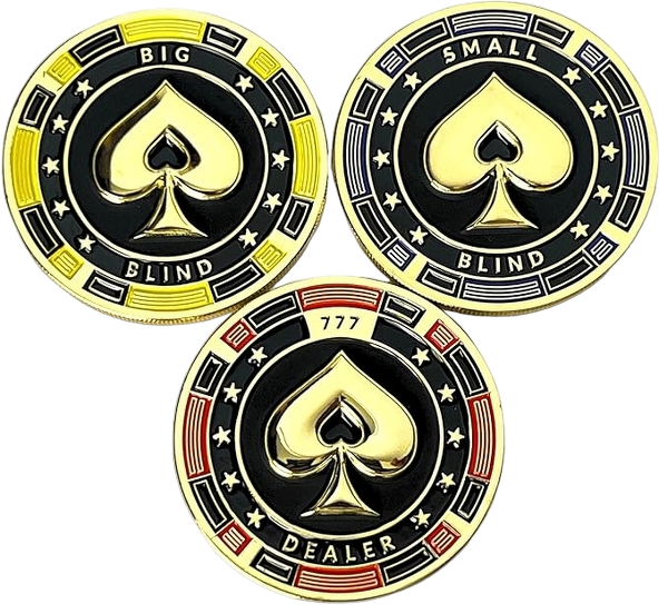 Luck Lab Metal Poker Buttons Set