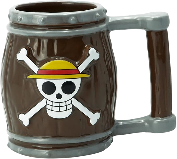 One Piece Straw Hat Barrel Mug 12oz