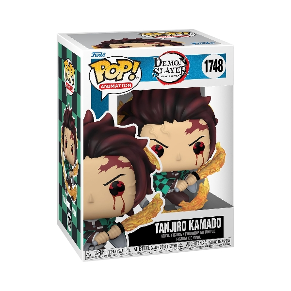 Funko POP Animation: DS - Tanjiro Kamado - (Sun Breathing) - Demon Slayer - Collectable Vinyl Figure - Gift Idea - Official Merchandise - for Kids & Adults - Anime Fans - Model Figure for Collectors