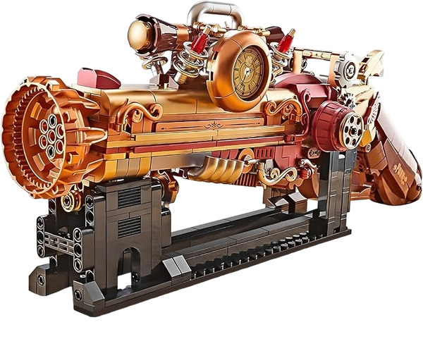 Mechanical Gun Weapon Building Blocks Set