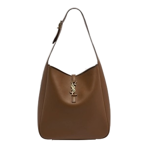 Saint Laurent Le 5A7 Large YSL Shoulder Hobo Bag in Smooth Leather