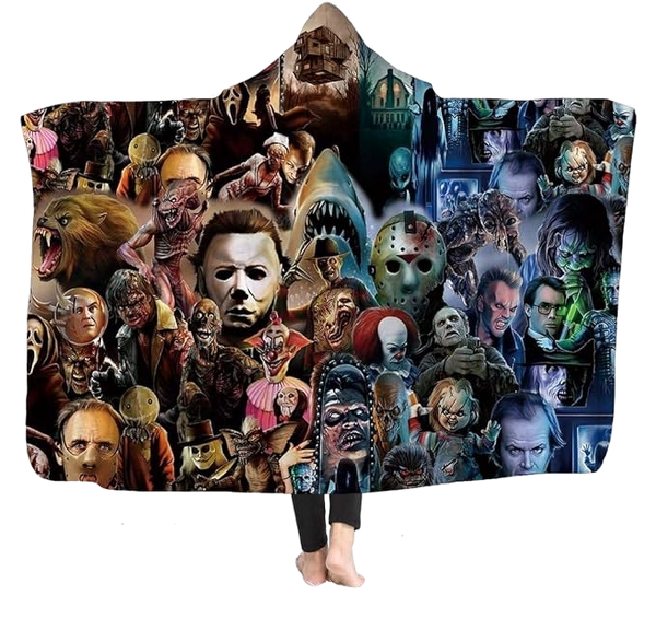 MUSHEN Horror Character Hooded Blanket