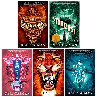 Neil Gaiman American Gods 5 Books Collection