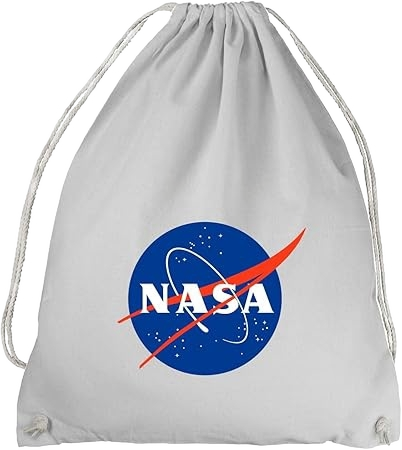 NASA Meatball Logo Drawstring Gym Bag