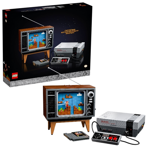 LEGO Super Mario Nintendo Entertainment System 71374 Gameplay Building Set, Model Kits for Adults to Build, DIY Creative Activity, Collectible Gift Idea