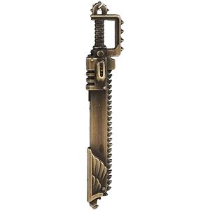 Starforged Chaos Marine Chainsword Keychain
