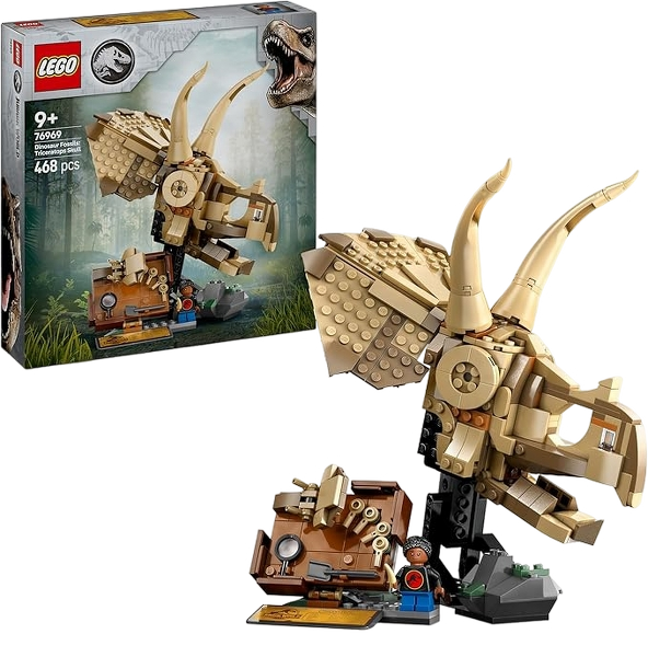 LEGO Jurassic World Triceratops Skull Fossil