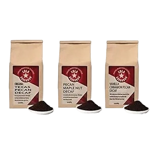Lola Savannah Texas Pecan Maple Nut and Vanilla Cinnamon Bundle Ground Decaf Coffee
