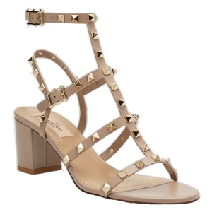 Valentino Garavani Rockstud Leather City Sandals