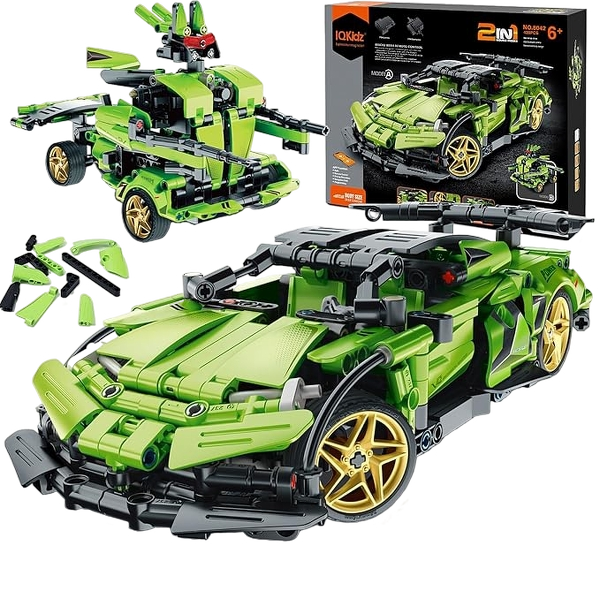 STEM 2-in-1 Remote Control Race Car Robot